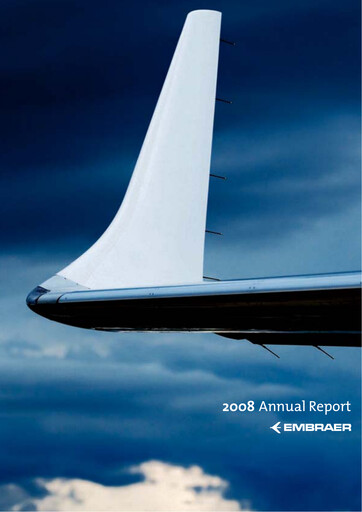 Thumbnail Embraer Annual Report 2008