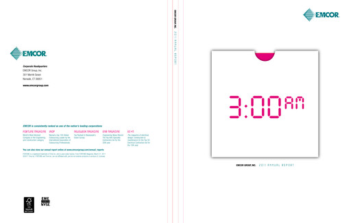 Thumbnail Emcor Annual Report 2011