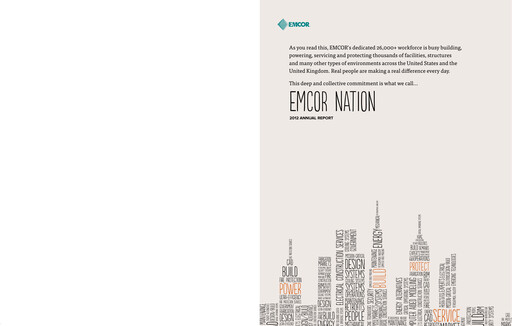 Thumbnail Emcor Annual Report 2012