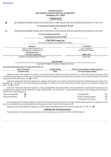 Thumbnail Emcor Quarterly Report 2025-q3