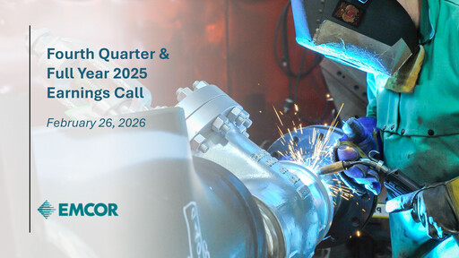Thumbnail Emcor Quarterly Report 2025-q4