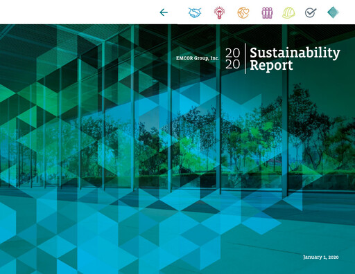 Thumbnail Emcor Sustainability Report 2020