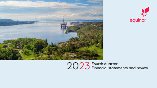 Miniature Equinor Rapport trimestriel 2023-q4