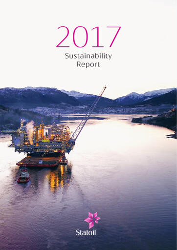 Miniature Equinor Rapport de durabilité 2017