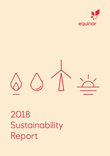 Thumbnail Equinor Sustainability Report 2018