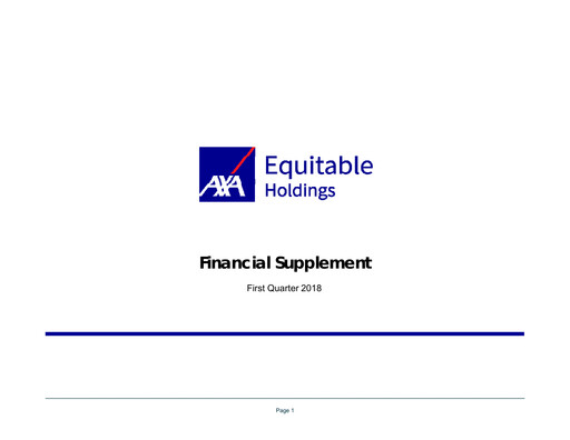 Thumbnail Equitable Holdings
 Quarterly Report 2018-q1