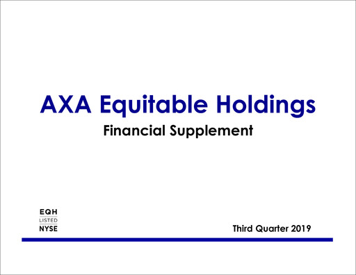 Thumbnail Equitable Holdings
 Quarterly Report 2019-q3