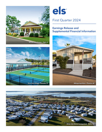 Thumbnail Equity LifeStyle Properties Quarterly Report 2024-q1