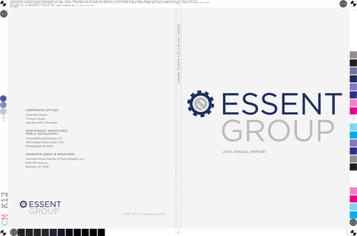 Thumbnail Essent Group Annual Report 2014