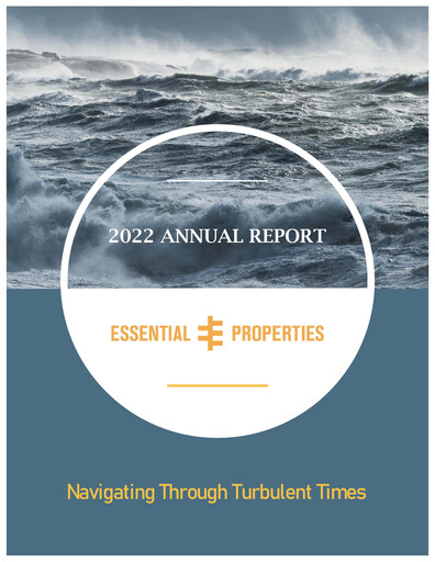 Thumbnail Essential Properties Realty Trust Annual Report 2022