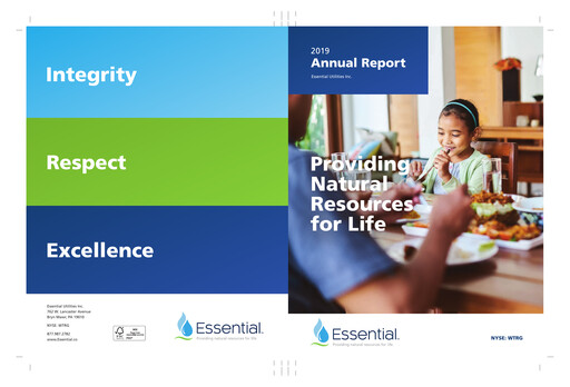 Thumbnail Essential Utilities
 Annual Report 2019