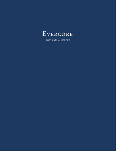 Thumbnail Evercore Annual Report 2023