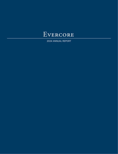 Thumbnail Evercore Annual Report 2024