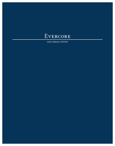 Thumbnail Evercore Annual Report 2025