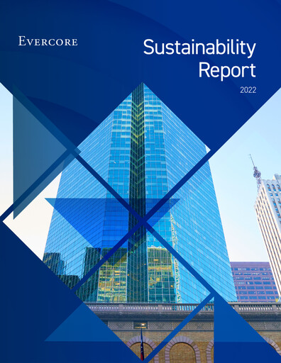 Thumbnail Evercore Sustainability Report 2021