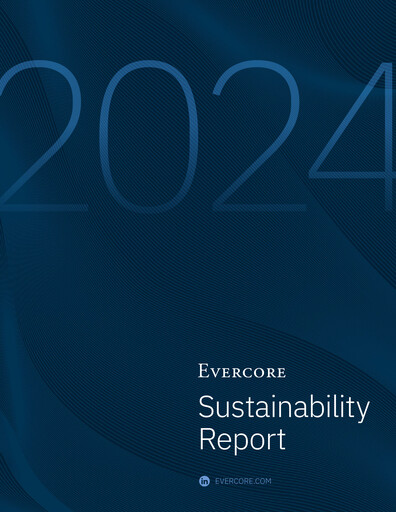 Thumbnail Evercore Sustainability Report 2023