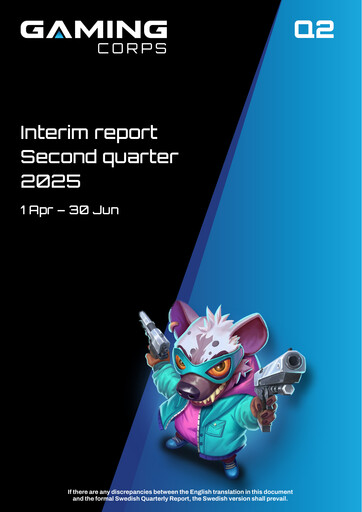 Miniature Gaming Corps Rapport trimestriel 2025-q2