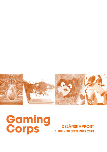 Thumbnail Gaming Corps Quarterly Report 2019-q3