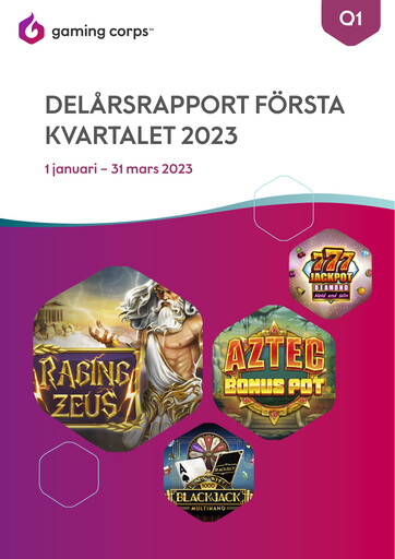 Thumbnail Gaming Corps Quarterly Report 2023-q1