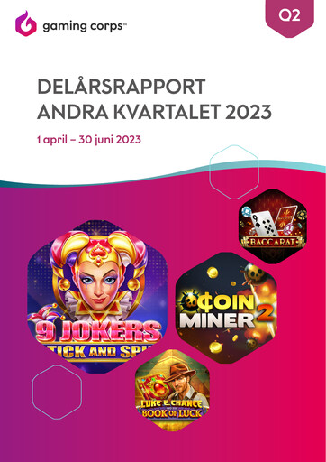 Thumbnail Gaming Corps Quarterly Report 2023-q2