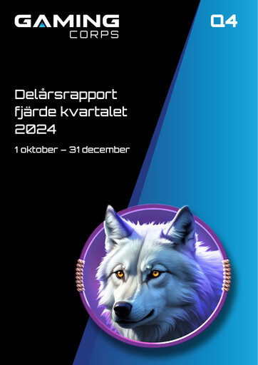 Thumbnail Gaming Corps Quarterly Report 2024-q4