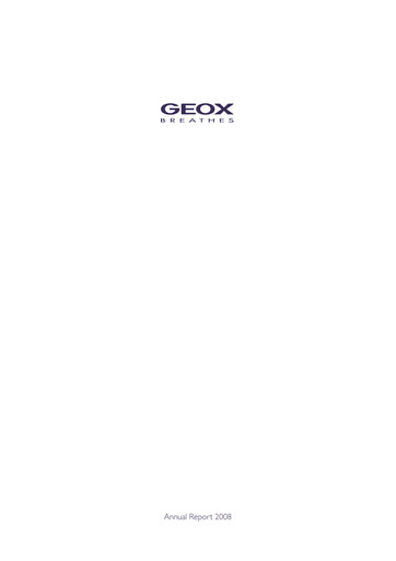 Thumbnail GEOX Annual Report 2008