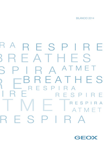 Miniature GEOX Rapport annuel 2014