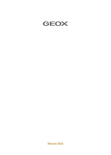 Thumbnail GEOX Financial Statement 2022