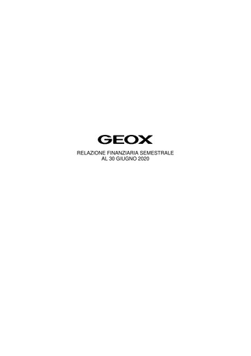 Miniature GEOX Rapport semestriel 2020-h1