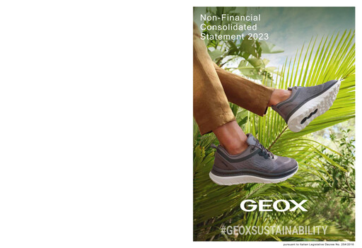 Thumbnail GEOX Sustainability Report 2023