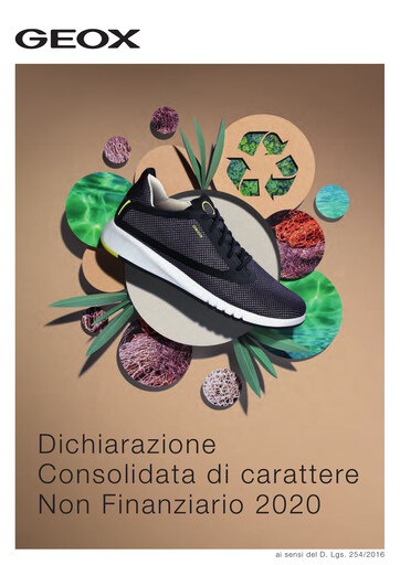 Miniature GEOX Rapport de durabilité 2020