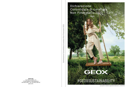 Miniature GEOX Rapport de durabilité 2022