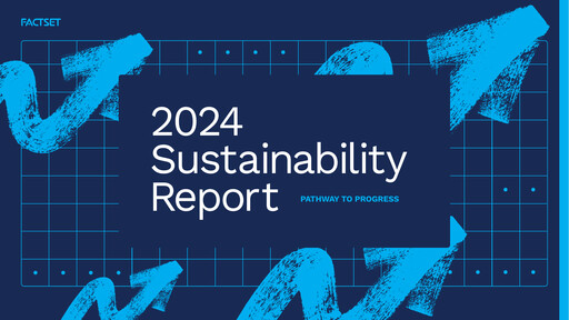 Thumbnail FactSet Sustainability Report 2024