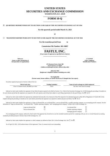Thumbnail Fastly
 Quarterly Report 2022-q1