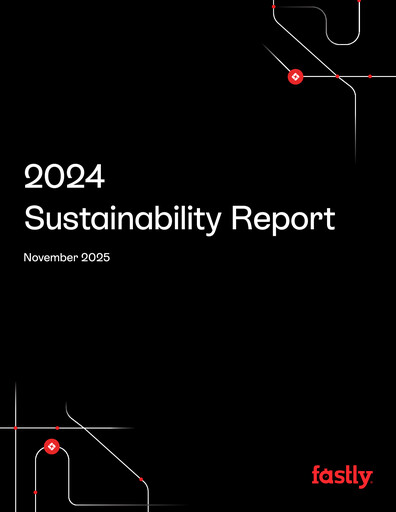 Thumbnail Fastly
 Sustainability Report 2024