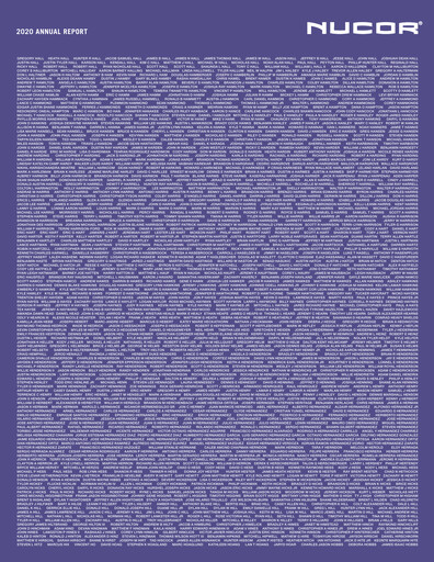 Thumbnail Nucor
 Annual Report 2020