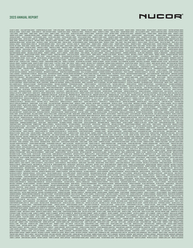Thumbnail Nucor
 Annual Report 2023