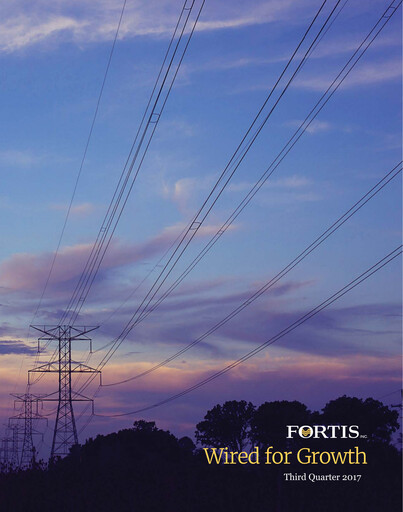 Thumbnail Fortis Quarterly Report 2017-q3