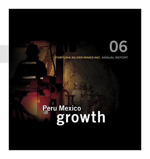 Thumbnail Fortuna Mining Annual Report 2006