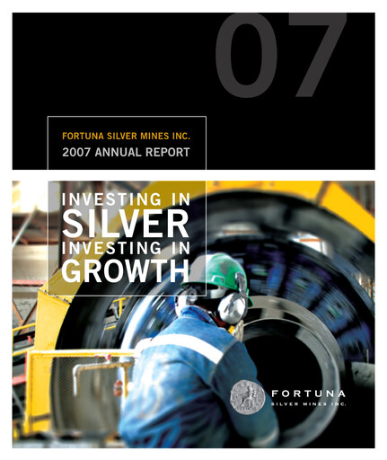 Thumbnail Fortuna Mining Annual Report 2007