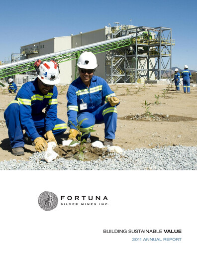 Thumbnail Fortuna Mining Annual Report 2011