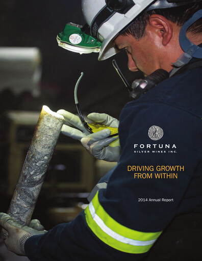 Thumbnail Fortuna Mining Annual Report 2014