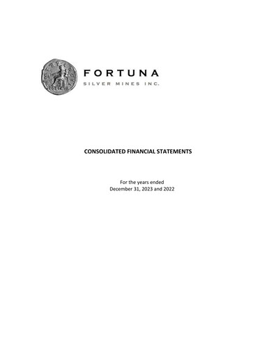 Thumbnail Fortuna Mining Financial Statement 2023