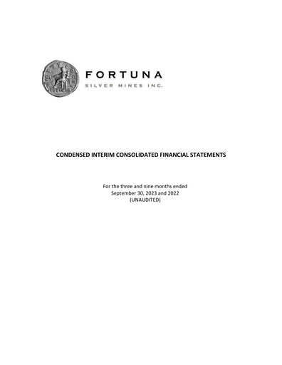 Thumbnail Fortuna Mining Quarterly Report 2023-q3