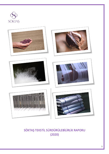 Thumbnail Söktas Tekstil Sustainability Report 2020