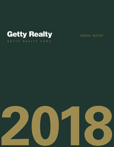 Thumbnail Getty Realty Annual Report 2018