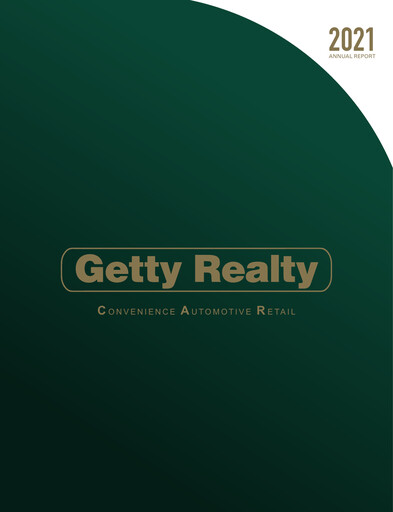 Thumbnail Getty Realty Annual Report 2021