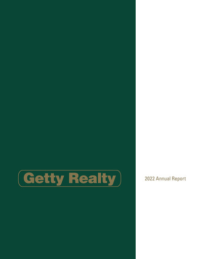 Thumbnail Getty Realty Annual Report 2022