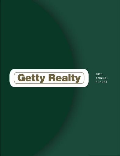 Thumbnail Getty Realty Annual Report 2025