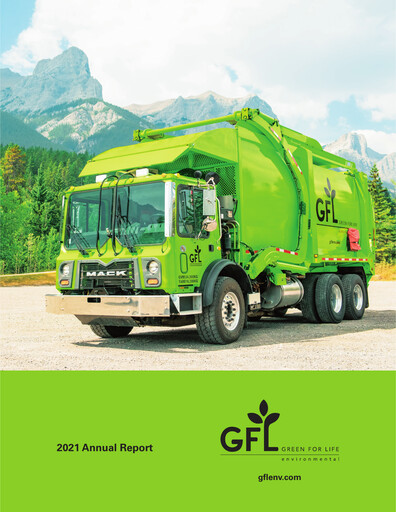 Vorschaubild GFL Environmental
 Jahresbericht 2021